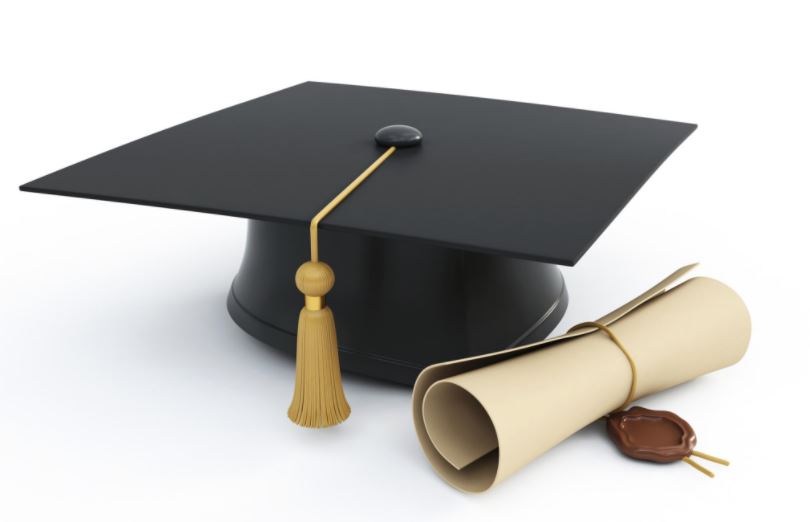 University Graduate Cap and Certificate